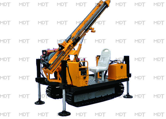 15kW 2200 R / Min Crawler Anchor Drilling Rig Machine Untuk Grouting