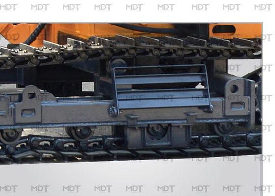 Rig Pengeboran Perayap Hidraulik MDT410 Kedalaman Lubang 25m Dia 90-115mm