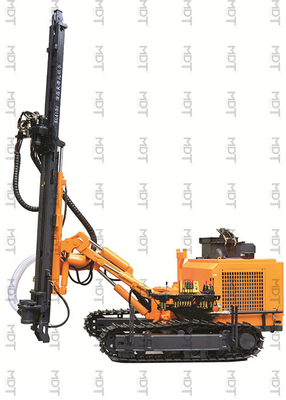 Rig Pengeboran Perayap Hidraulik MDT410 Kedalaman Lubang 25m Dia 90-115mm