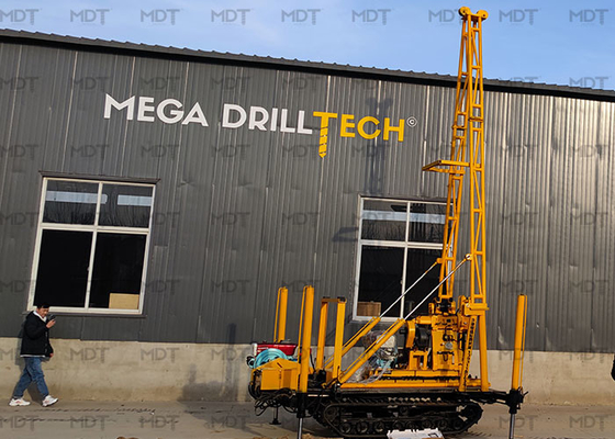 Rig Pengeboran Perayap Hidraulik yang Dipasang Crawler