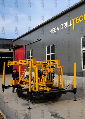 Rig Pengeboran Perayap Hidraulik yang Dipasang Crawler
