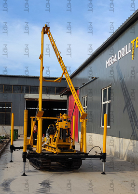 Rig Pengeboran Perayap Hidraulik yang Dipasang Crawler