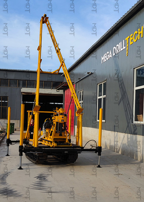 Rig Pengeboran Perayap Hidraulik yang Dipasang Crawler
