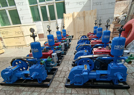 85mm Stoke Single Piston Mud Pump Oil Rig Untuk Investigasi Tanah