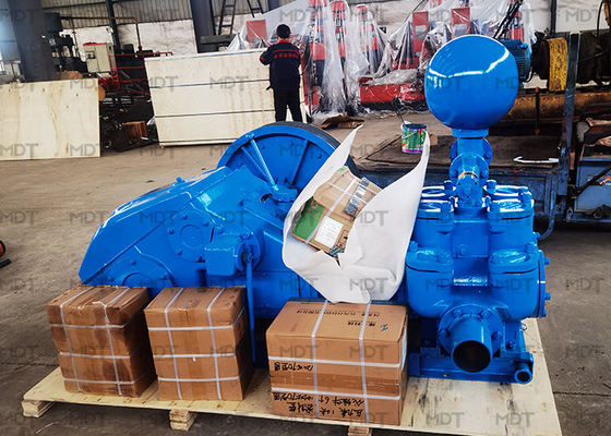 37KW Triplex Portabel Pompa Lumpur Pompa Lumpur Minyak Untuk Rig Pengeboran