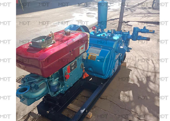 Pompa Lumpur Pengeboran Triplex Horizontal Reciprocating Pompa Piston Kerja Ganda