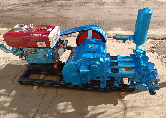 Pompa Lumpur Pengeboran Triplex Horizontal Reciprocating Pompa Piston Kerja Ganda