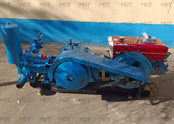 Pompa Lumpur Pengeboran Triplex Horizontal Reciprocating Pompa Piston Kerja Ganda