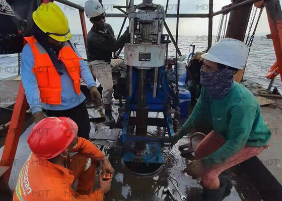 Rig Pengeboran Spindel Sudut 90° Kedalaman 200m Untuk Pengeboran Profesional