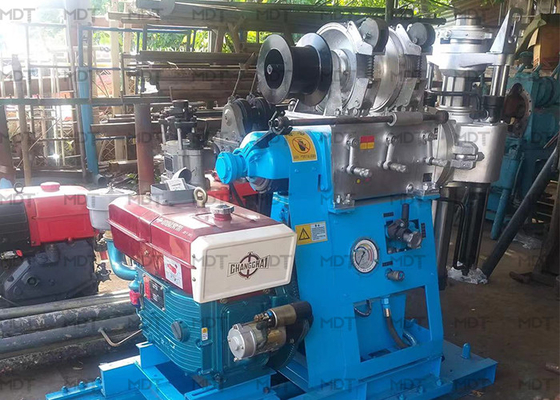 Rig Pengeboran Spindel Q345B 0-100m/mnt Kecepatan Pengangkatan Dimensi 11,5m*2,5m*3,2m