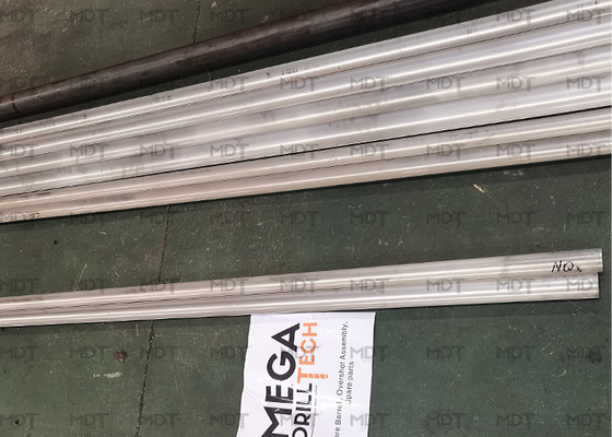 NQ3 Stainless Steel Drilling Core Barrel Triple Tube Panjang 1,5m