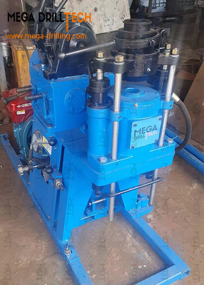 Pengeboran Sumur Air Rig Inti Berlian Kecil Portabel biru