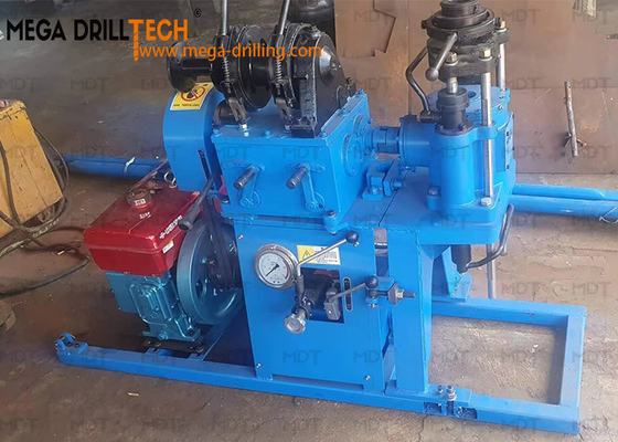 Pengeboran Sumur Air Rig Inti Berlian Kecil Portabel biru