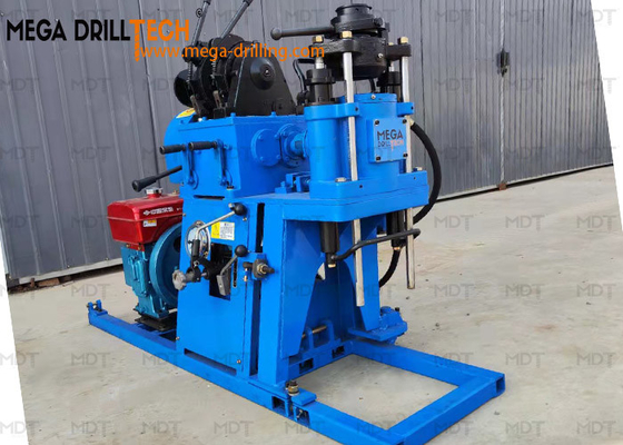 Rig Pengeboran Spindle Pertanian Baja Mesin Pengeboran Sampel Tanah