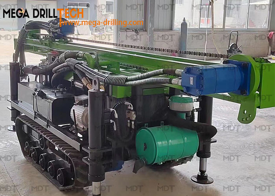 Rig Pengeboran Perayap Hidraulik Kedalaman 300m Mesin Pengeboran Horisontal