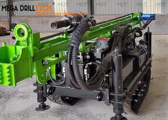 Rig Pengeboran Perayap Hidraulik Kedalaman 300m Mesin Pengeboran Horisontal
