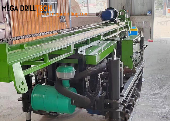 Rig Pengeboran Perayap Hidraulik Kedalaman 300m Mesin Pengeboran Horisontal